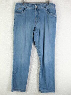 Kuhl Jeans Mens 38X32 Blue Klassik Fit Medium Wash Straight Leg Stretch